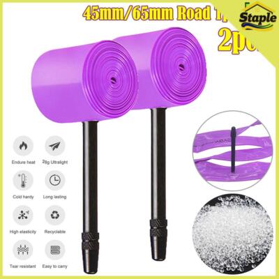 Chambre à Air TPU Ultralégère Pour Vélo De Route 700x23-32C - Valve Presta 45/65/85mm (Violette)