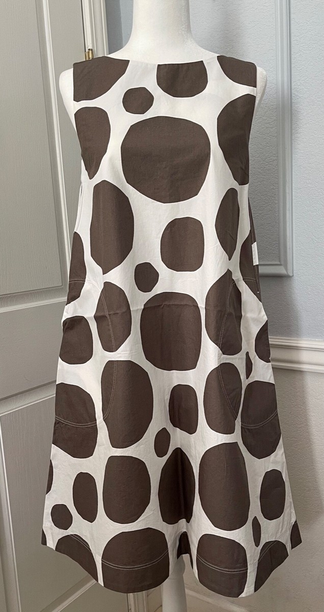 Uniqlo x Marimekko Women's A-Line Sleeveless Dress Dark Gray