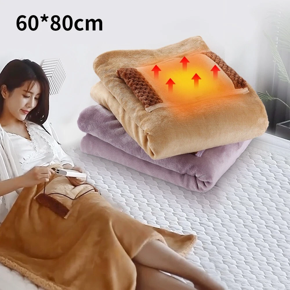 USB Electric Blanket with Soft Thicker Heater Bed Warmer | eBay
