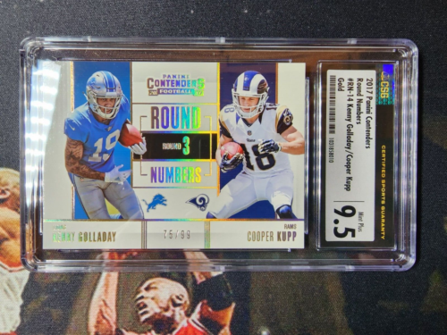 2017 Panini Kenny Golladay / Cooper Kupp CSG Mint+ 9.5 SP 75 /99 Rookie RC SP - Picture 1 of 2