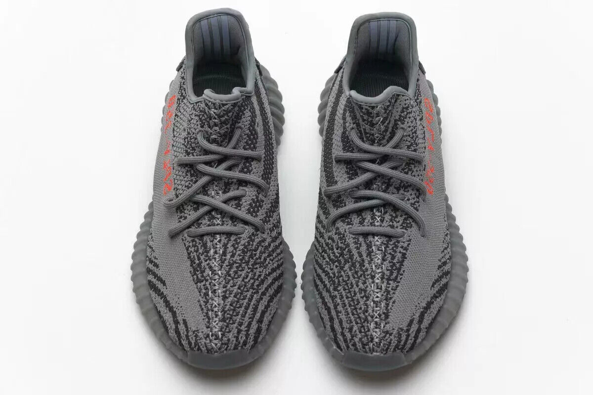 adidas Yeezy Boost 350 V2 Grey Bold Orange AH2203 Men's Size adidas Yeezy Boost 350 V2 Grey Bold Orange AH2203 Men's Size