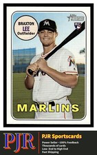 2018 Topps Heritage #506 Braxton Lee Miami Marlins