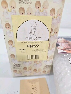 Precious Moments a Special Chime for Jesus 1993 W/ Butterfly Mark