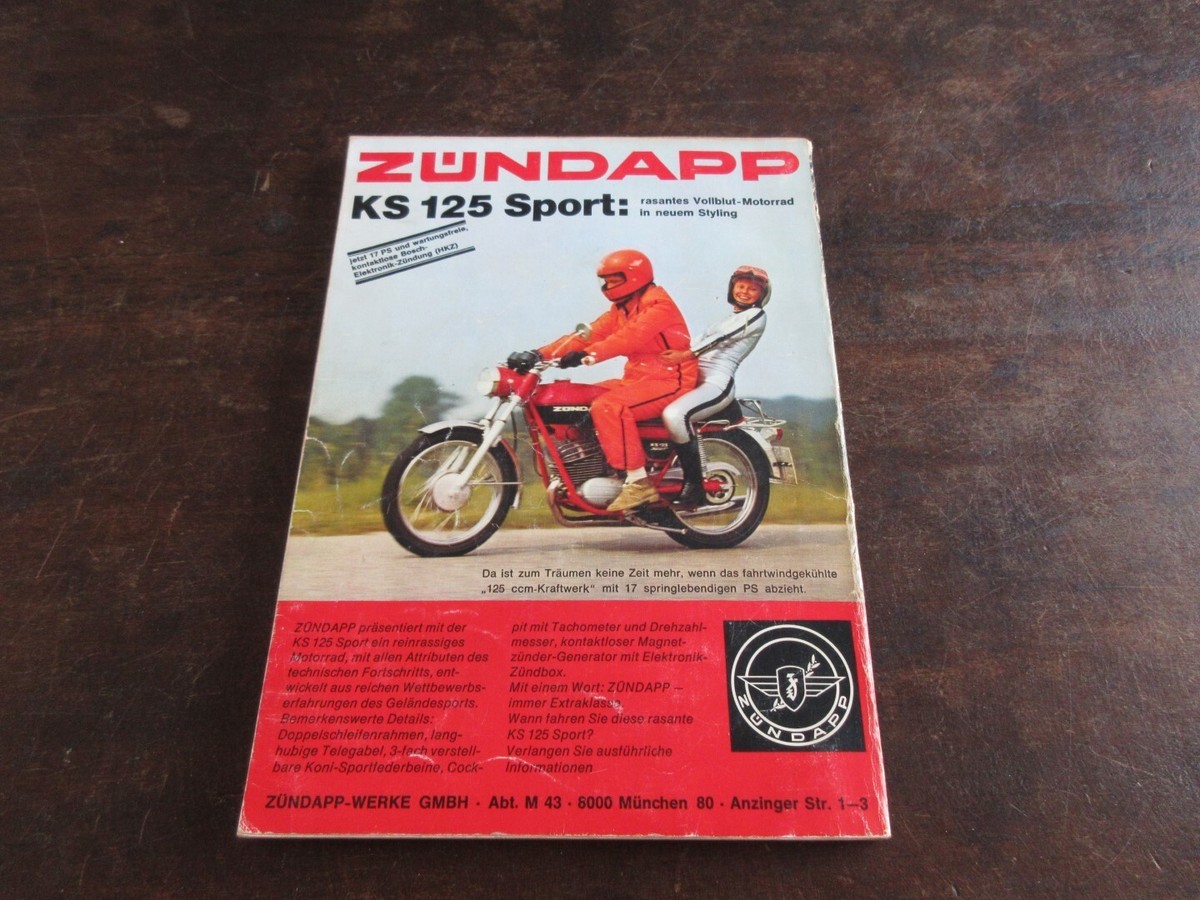 Catalogue Moto Ancien Motorrad Katalog Nr. 4 De 1974 - Occasion Collector