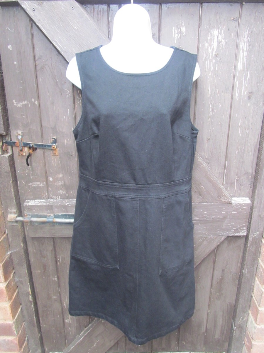 warehouse denim shift dress Black Warehouse Denim Shift Dress