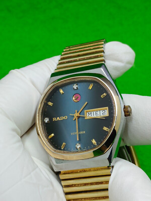 vintage RADO VOYAGER watch 17 Jewels Automatic Day / Date