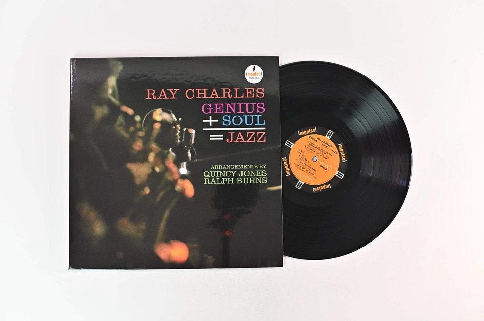 Ray Charles - Genius + Soul = Jazz on Verve Acoustic Sounds Series 180g Reissue - Image 2 of 4
