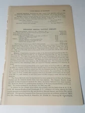 1887 train document NORTHERN CENTRAL RAILWAY railroad Sunbury PA Green Spring MD
