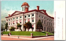 Portland Oregon OR, State Post Office Building, Road Street, Vintage Postcard
