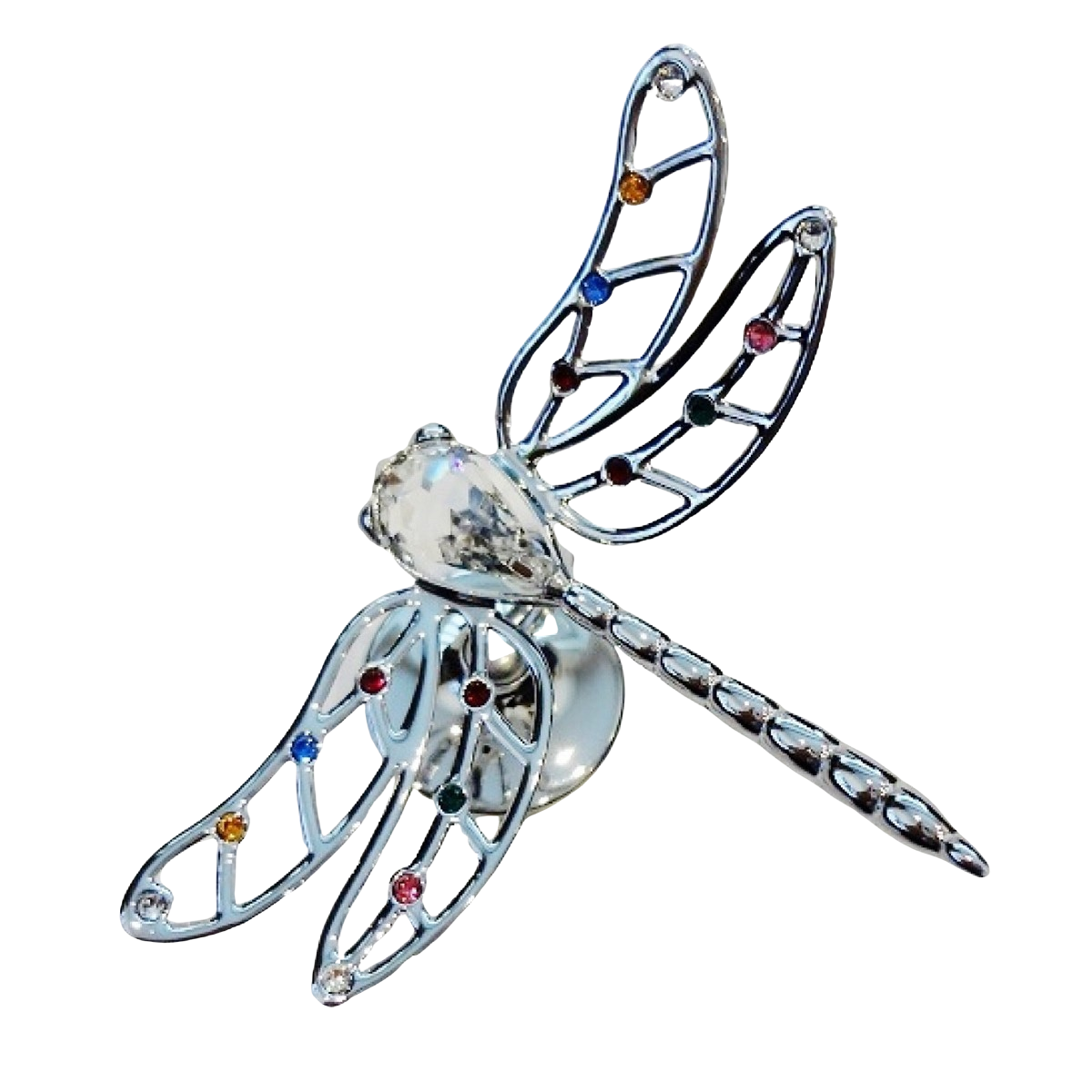 Crystocraft Dragonfly Crystal Ornament With Swarovski Elements Gift Boxed