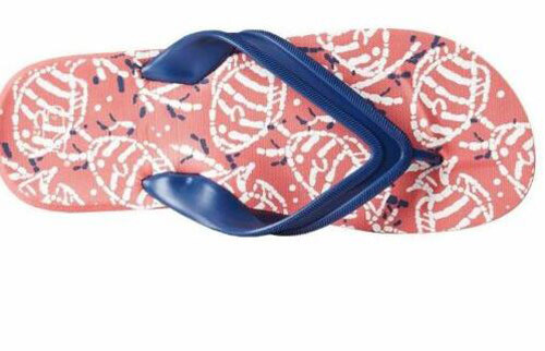 NWT Vineyard Vines Men\'s Size 11 Red/White/Blue Flip Flops Vineyard Vines Summer Stars Red White Blue Pom Poms Flip  main image 3