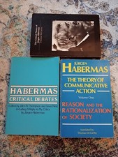 Habermas: Critical Debates (The MIT Press) And Others Rare Set Of 3