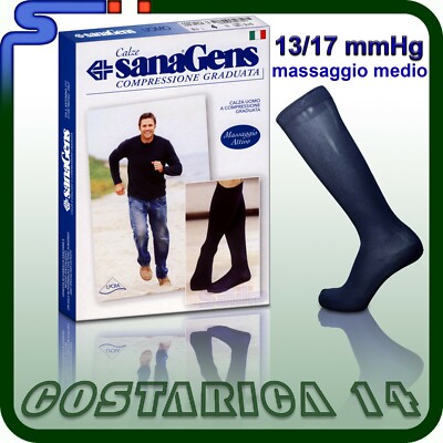Calzini Sanagens Calze Compressione Graduata Prezzi 40 Denari