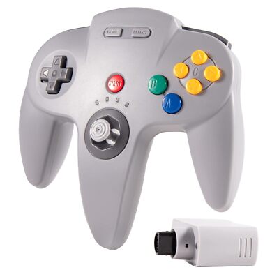 Wireless N64 Controller, 2.4GHZ Remote Wireless Game Controller For N64 System