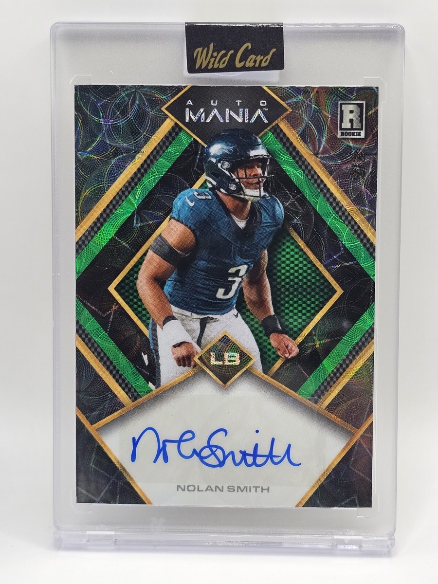 2023 Wild Card AutoMania Nolan Smith Rookie Auto SSP #'d 2/2 2023 Wild Card AutoMania Nolan Smith Rookie Auto SSP #'d 2/2