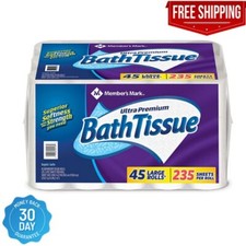 Member's Mark Ultra Premium Soft  Strong 2-Ply Toilet Paper 235 sheets/roll, 4