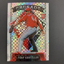 Tony Santillan 2022 Panini Chronicles Crusade Building Blocks Parallel #10 Reds