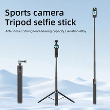 For DJI POCKET 3/ Insta360 X5 140CM Tripod Extension Rod Selfie Stick Holder
