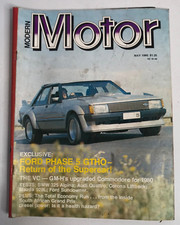 Modern Motor May 1980 Car Magazine Lamborghini Countach LP 400 S Poster Inside