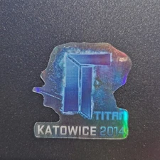 Transparent Titan Holo Katowice 2014 CSGO CS2 Counter Strike Sticker (Holo Effe)