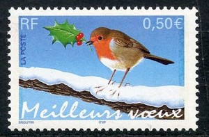Détails Sur Stamp Timbre France Neuf N 3621 Rouge Gorge Oiseau Faune