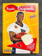 2005 Topps Bazooka Antrel Rolle Rookie RC Originals Jersey Relic Card. rookie card picture