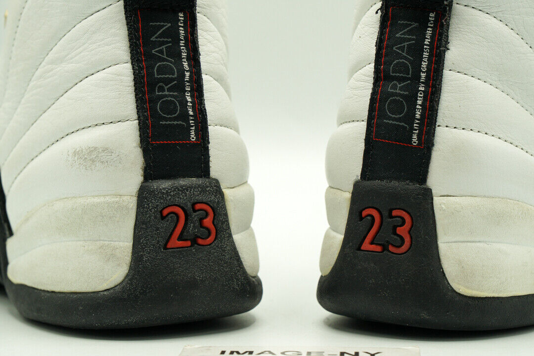 AIR JORDAN XII 12 OG 1997 USED SIZE 8 WHITE BLACK TAXI AIR JORDAN XII 12 OG 1997 USED SIZE 8 WHITE BLACK TAXI