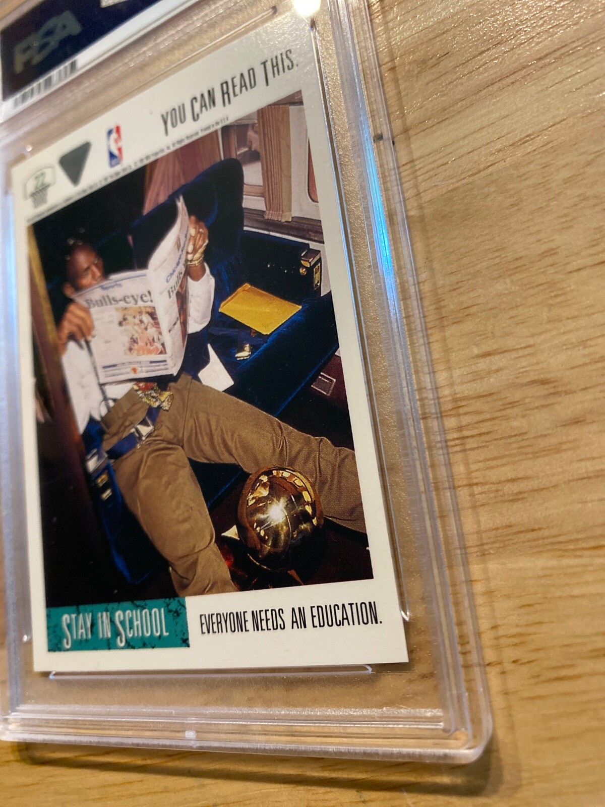 Michael Jordan PSA 8 Upper Deck Vintage Basketball Card NBA Collector 1991 GIFT view 8