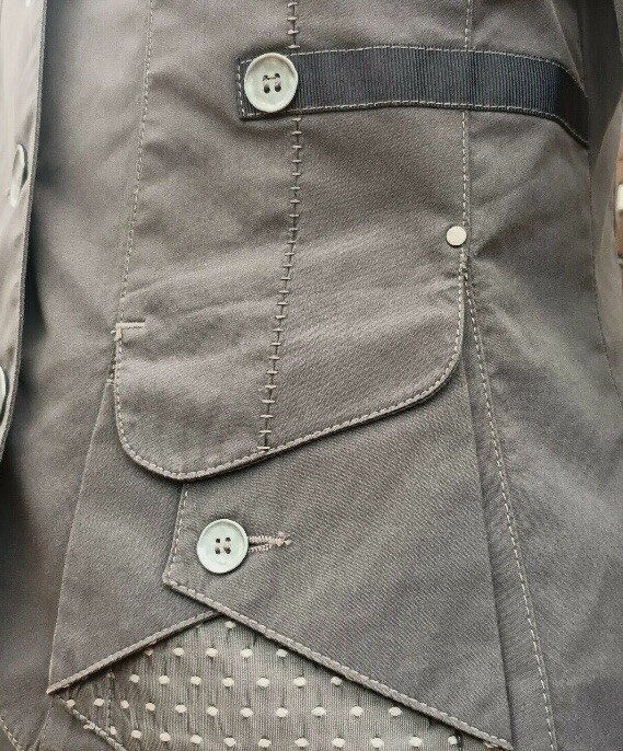 PAUSE CAFÉ Fitted Cotton Elastane Mix Jacket Size… - image 9