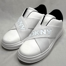 DKNY Shoes Women  s 8.5M Black White Slip On Sneakers EUC 
