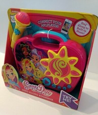 Sunny Day Sing Along Boombox Real Working Mic Built-in Music MP3 Connectable 3+