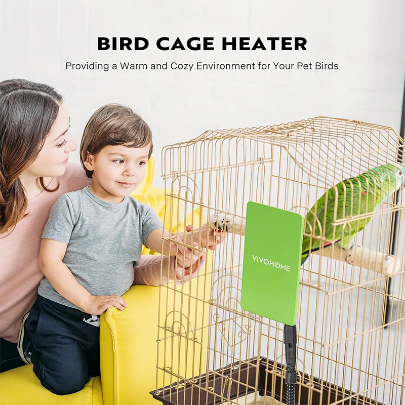 10W Bird Cage Heater, SnuggleUp Bird Warmer with Thermostatically