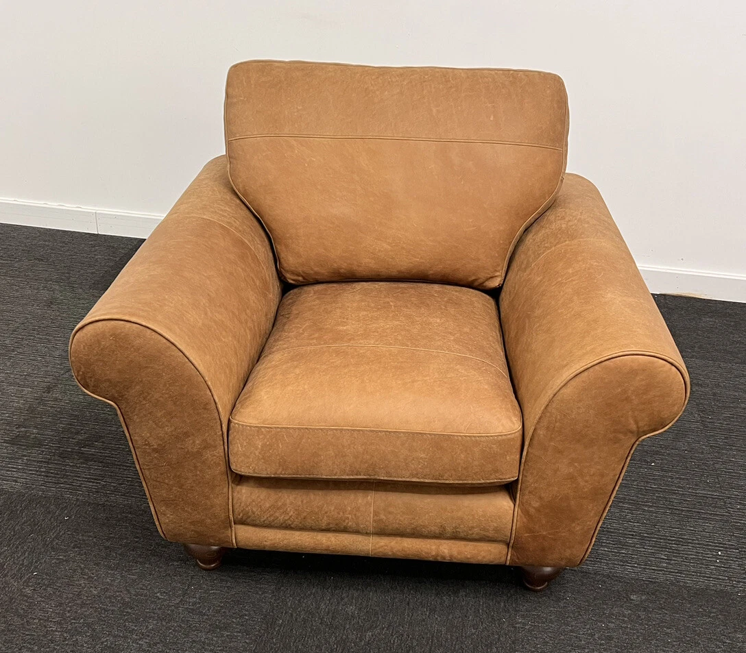 Saddle leather armchair online