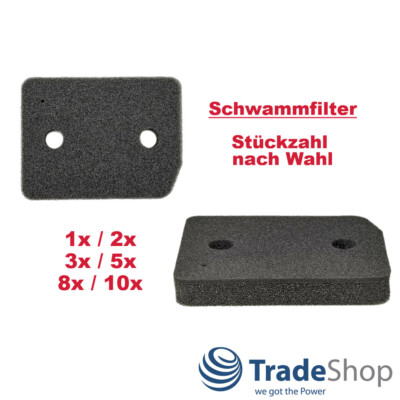1/2/3/5/8/10x Schwammfilter für Miele TMG400-40 TMG440WP TMG600-40 TMG640WP