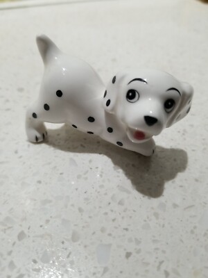 Vintage Disney 101 Dalmatians Patch Puppy Ceramic Figurine 2.5 Inch Made Japan