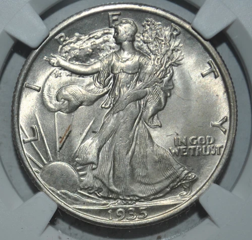 1935 Walking Liberty Half Dollar 50C NGC ms63
