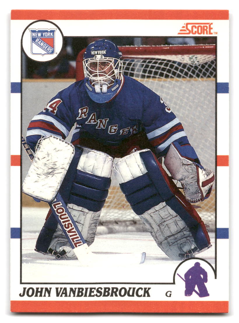 John Vanbiesbrouck 1990 Score Canadian HOCKEY #175 New York Rangers