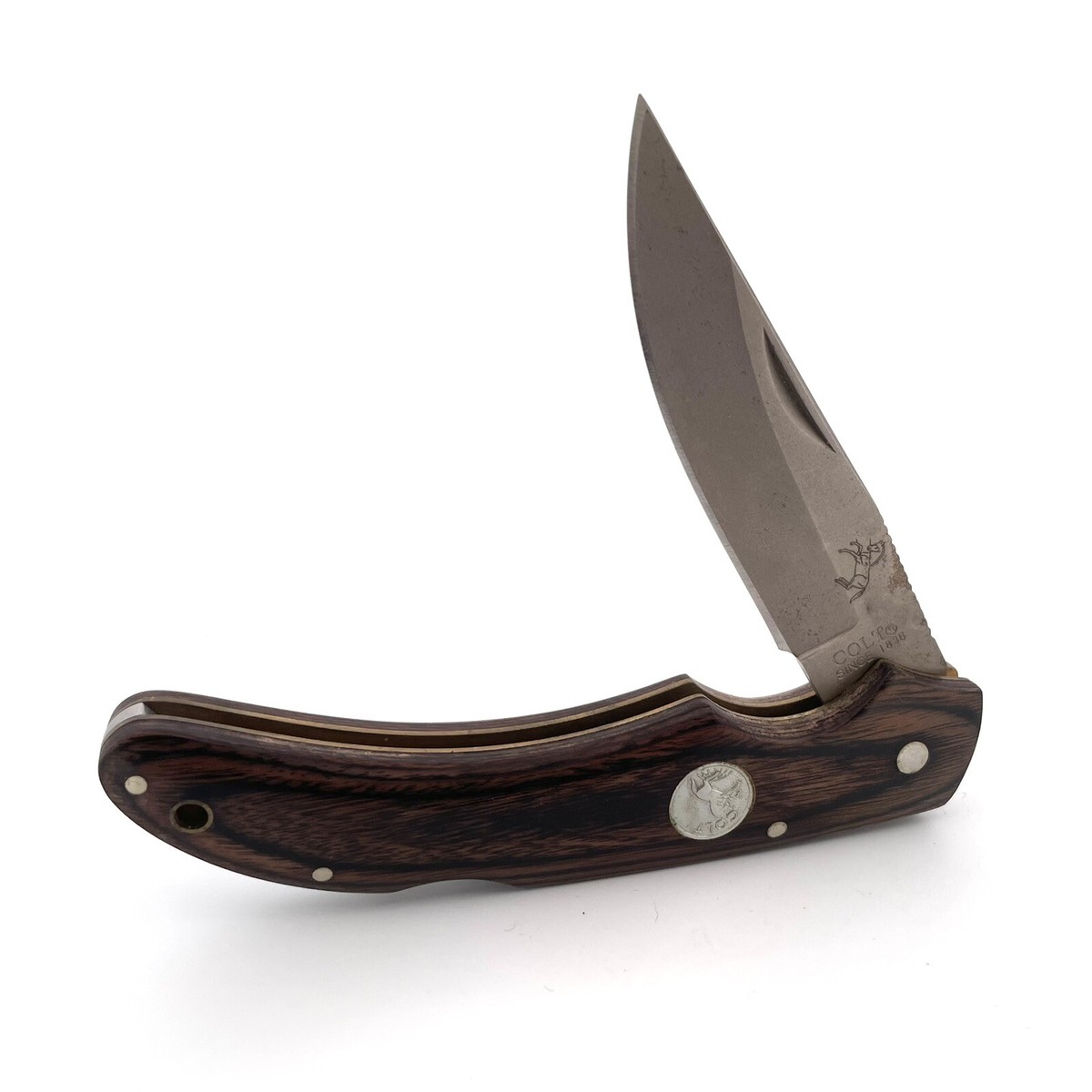 COLT折りたたみナイフCT0016 Colt CT16 Lock Back Wood Handle Folding Pocket Knife