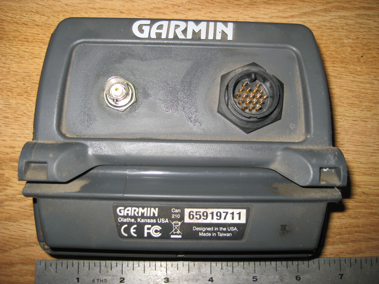 Garmin GPSMAP 178c Chartplotter Sonar GPS Display Delaminating LCD