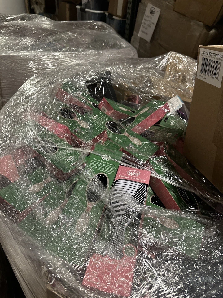 Escova úmida 18 peças desenhos sortidos, estampas, sólidos e tamanhos escovas soltas a granel - Imagem 3 de 4