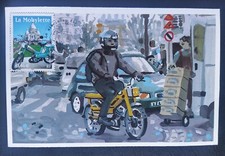 CARTE PREMIER JOUR SIÈCLE AU FIL DU TIMBRE MOBYLETTE 2002 N°3472 OBLITÉRÉ PARIS