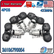 4x TPMS TIRE PRESSURE SENSOR SET For BMW 128i 328i 535i X3 X6 M3 M6 36106790054