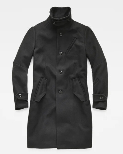 G Star Raw Decoy Wool Garber Trench Black XL | eBay UK