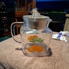 VTG 1950'S FEDERAL ORANGE JUICE DECANTER/CARAFE/PITCHER/ JUICER A1