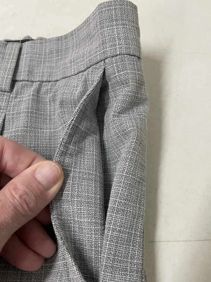 Pantalones de vestir J Ferrar - Para hombre L (36-38) x30" pulgadas gris a cuadros polivinílico/viscosa/spdx poks Foto 3 de 4