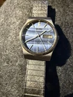 Vintage Seiko Men"s Watch,Quartz, Day/Date, Blue Dial. Runs