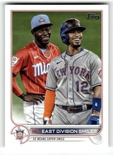 2022 Topps #98 NL East Division Smiles