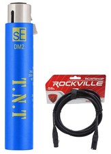 Se Electronics DM2 TNT Microphone Preamp For Dynamic Passive Ribbon Mics Cable
