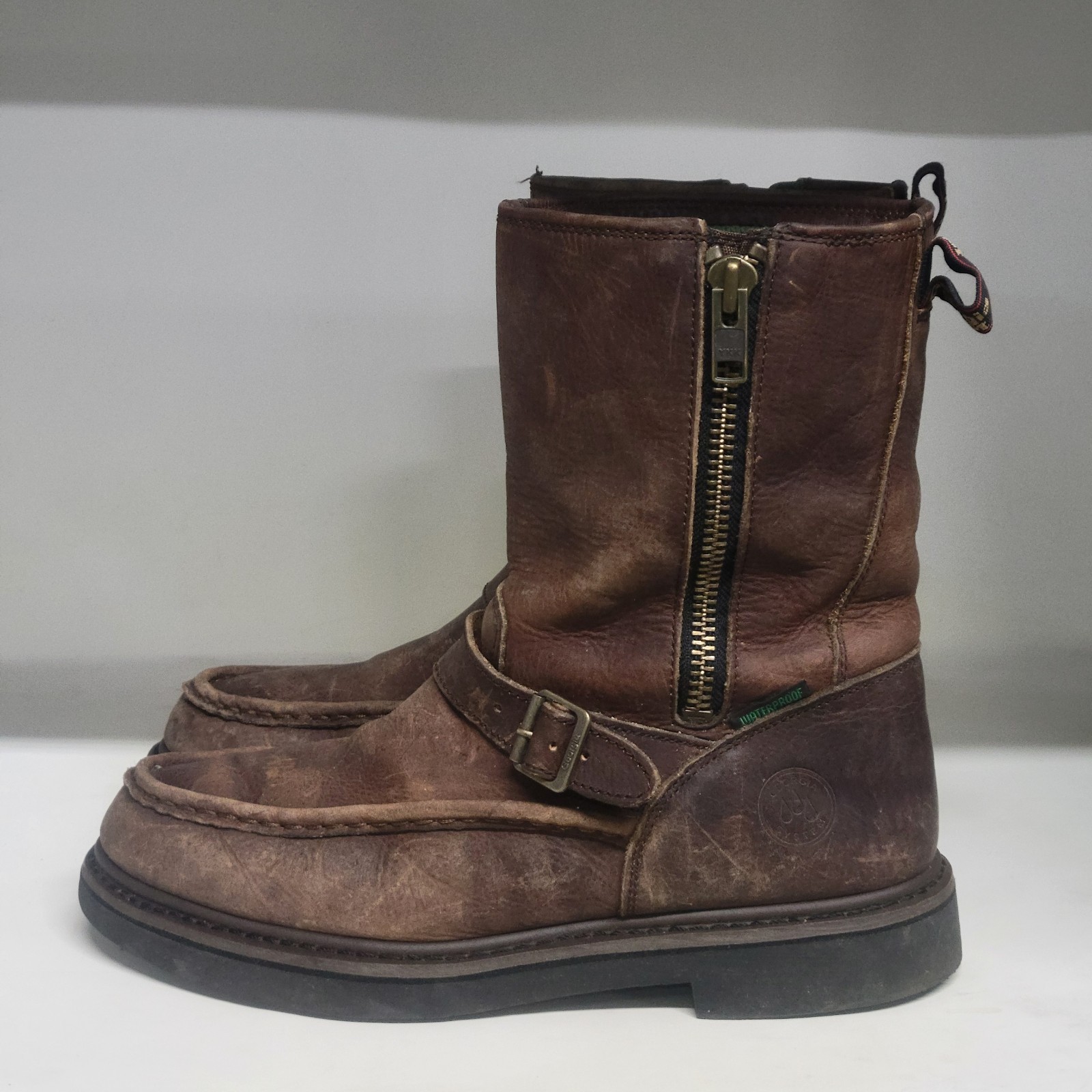 Georgia Boot Side Zip WP Soft Toe Boot Brown Mens… - image 4