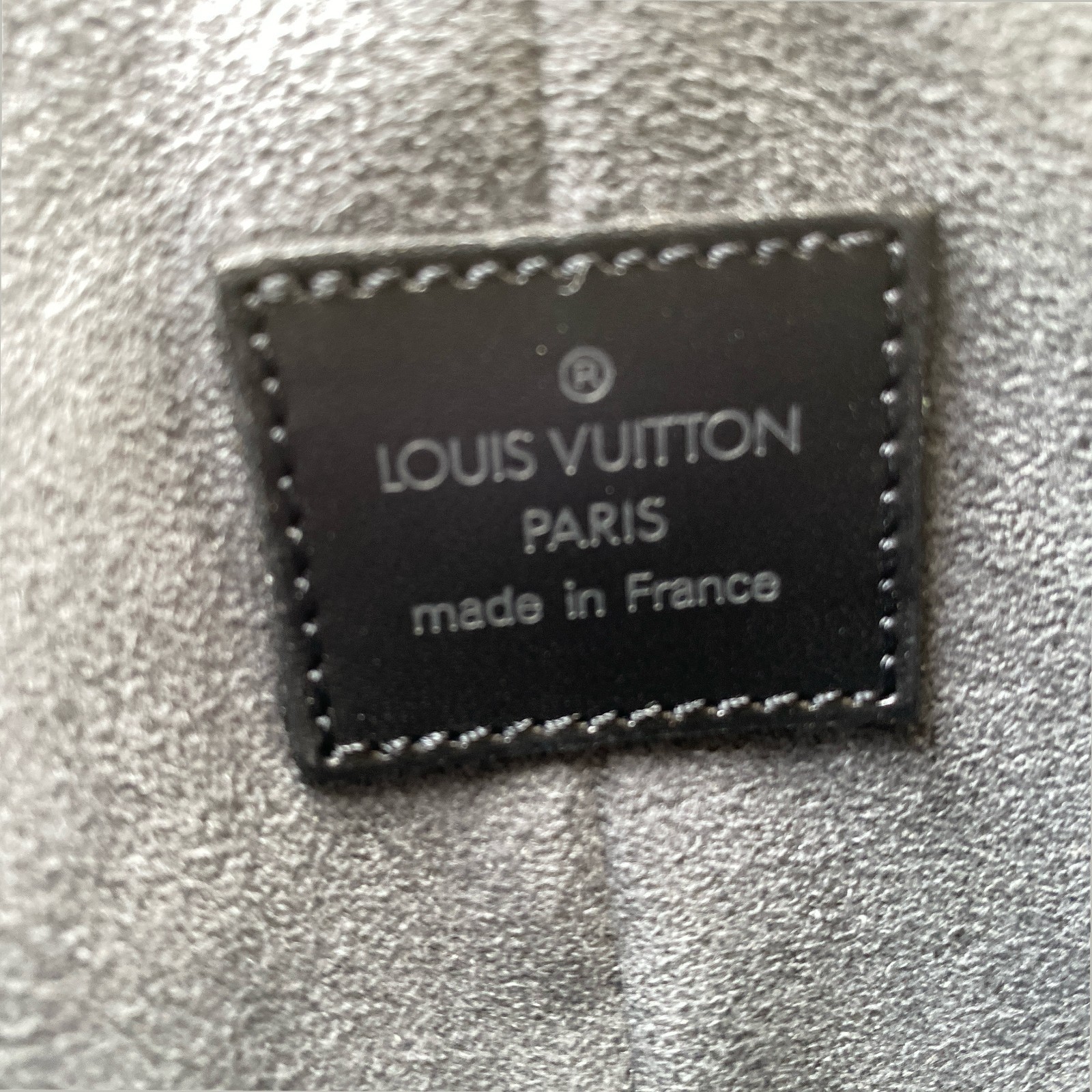 Louis Vuitton M52622 Black Epi Pochette Leather Demi Lune Bag Accessory Pouch image 5